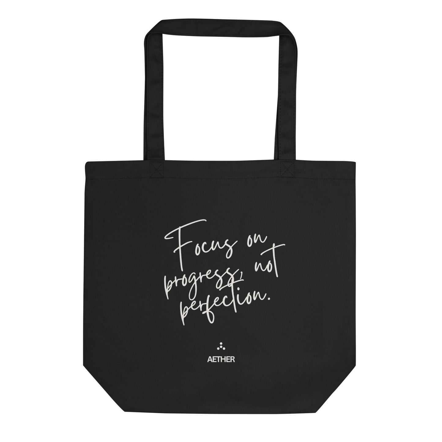 Focus on progress, not perfection | Organic Tote Bag