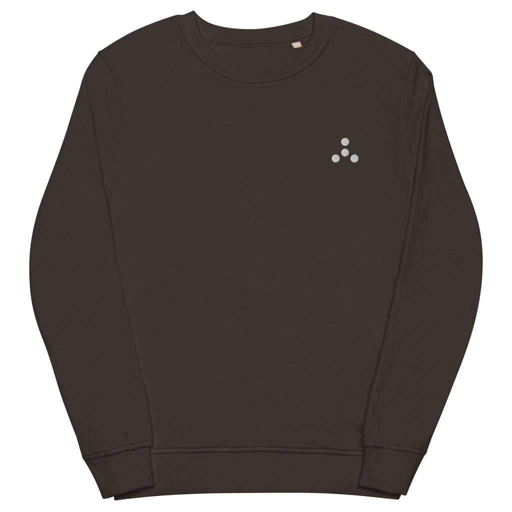 Organic Sweatshirt Embroidered Logo