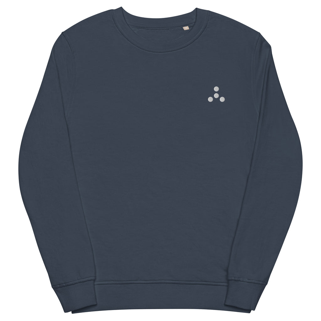 Organic Sweatshirt Embroidered Logo