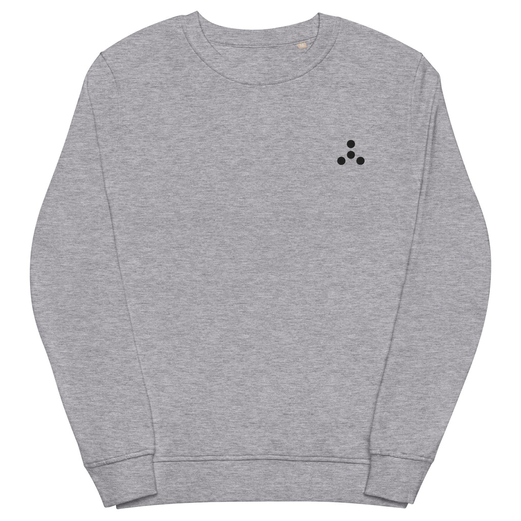 Organic Sweatshirt Embroidered Logo